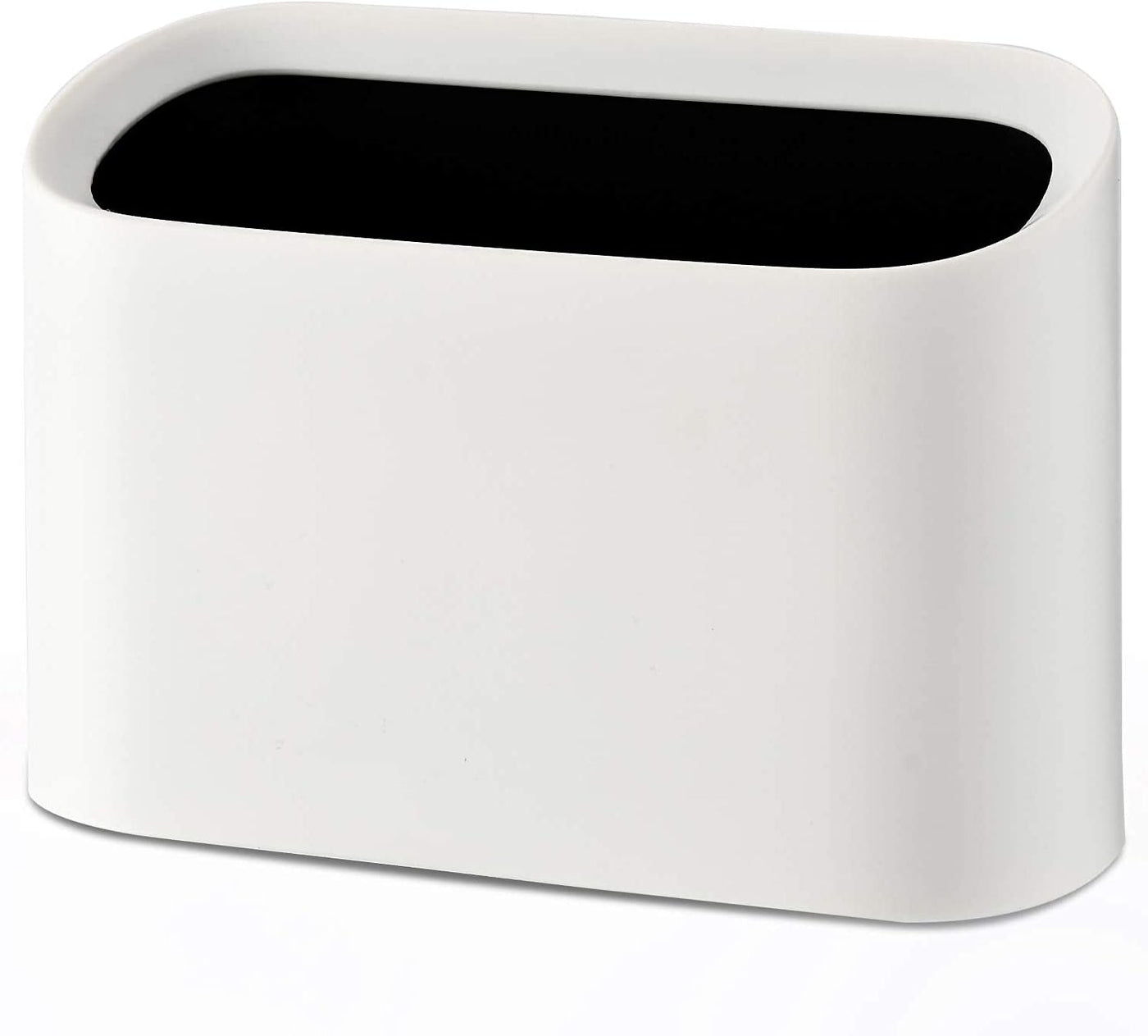 Matte white freestanding litter scoop caddy