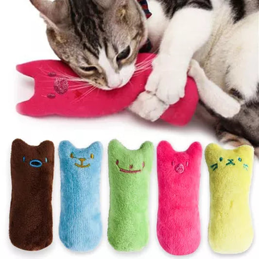 Catnip Kicker Plush — Teeth-Cleaning Toy