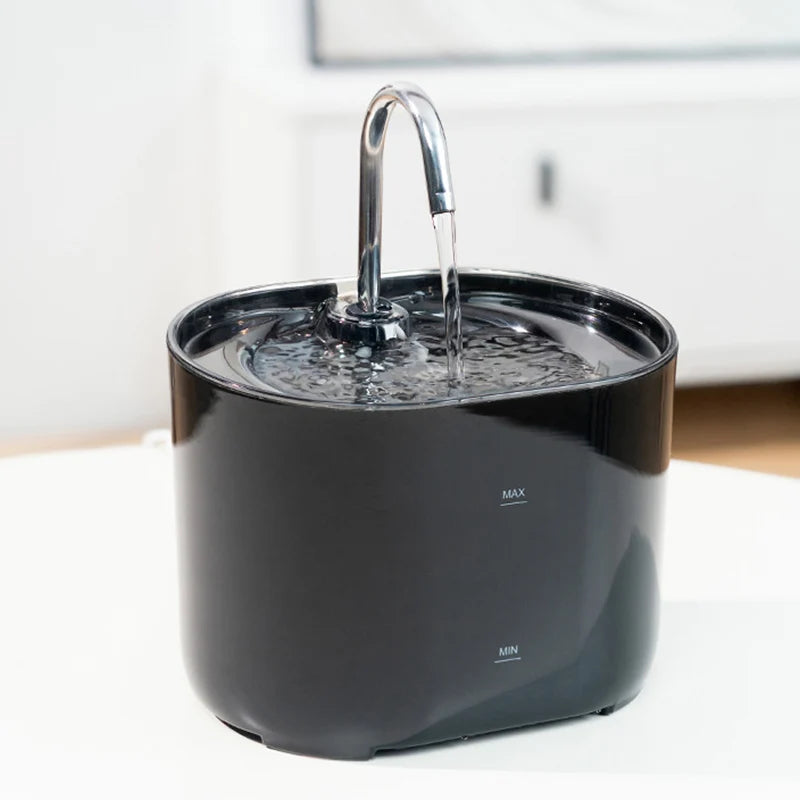 Faucet Water Fountain — Stainless Spout, Silent Pump