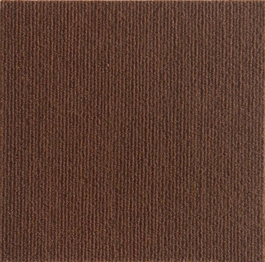 Close-up swatch of brown scratch mat fabric